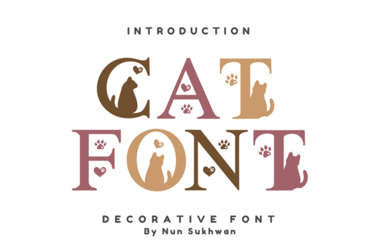 Cat Font Font